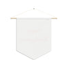 Tan and Orange Script Happy Thanksgiving Pennant