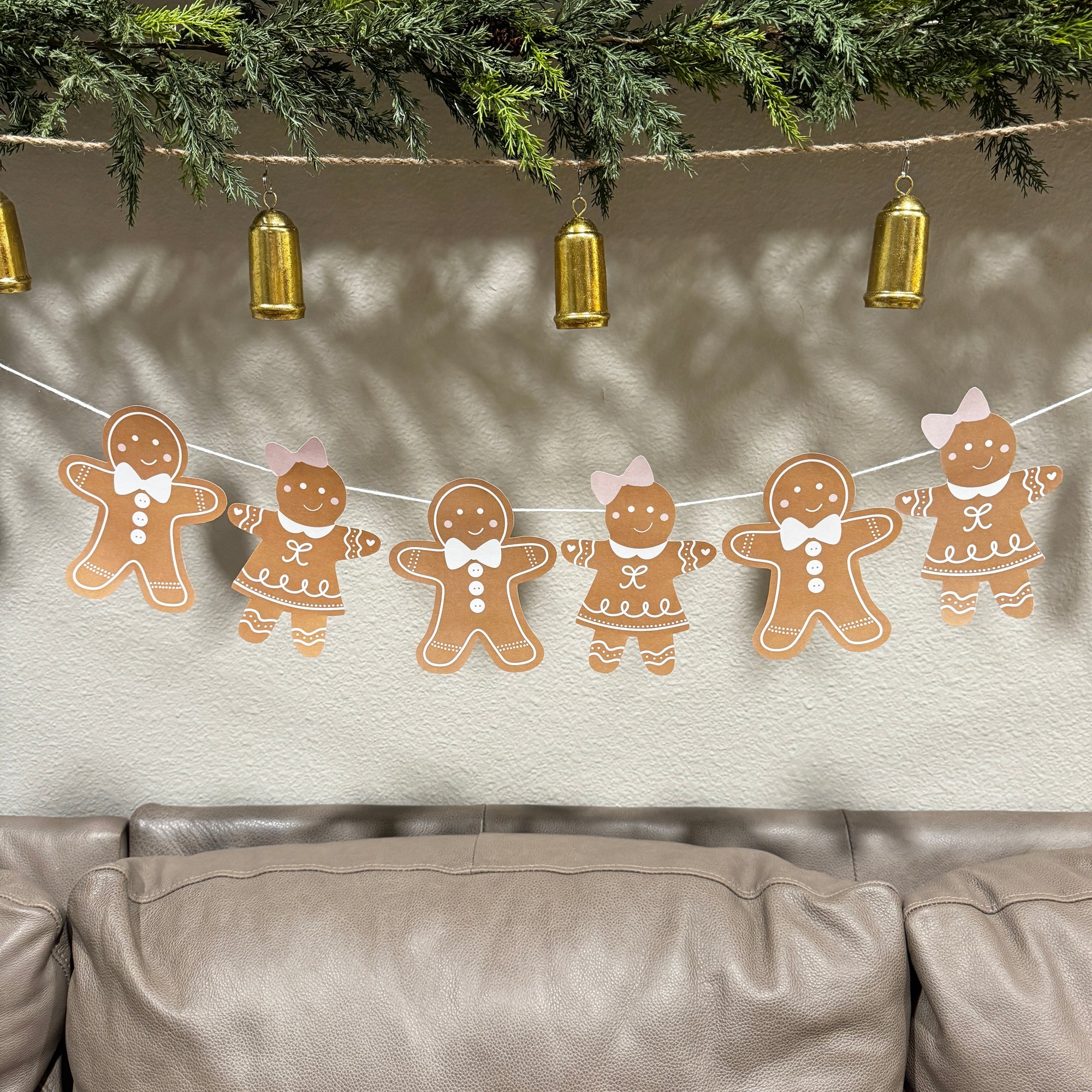 Printable Gingerbread Banner